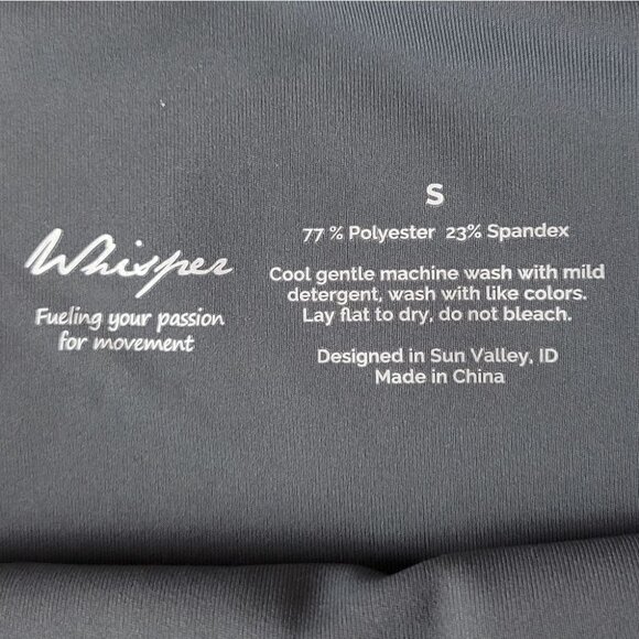 𝅺whisper Active Crop Lexi Leggings Purple Gray S - Picture 6 of 11